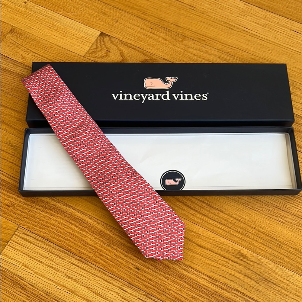 Vineyard Vines Classic Lobsters Silk Tie - Boys